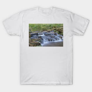 Waterfall, Debdon Burn, Northumberland T-Shirt